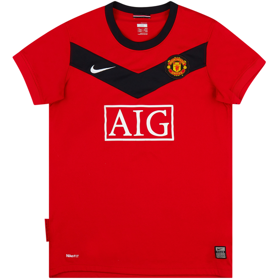 2009-10 Manchester United Home Shirt - 6/10 - (Women's M)