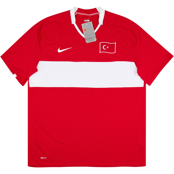 2008-10 Turkey Home Shirt - (XXL)