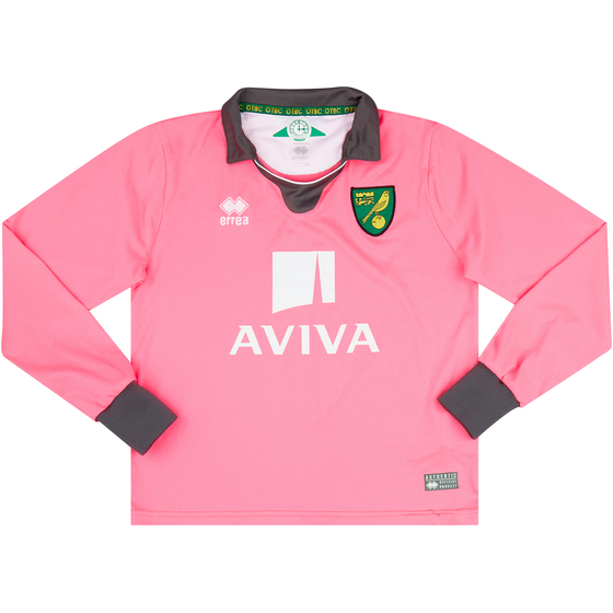 2015-16 Norwich GK Shirt - 9/10 - (XL.Boys)