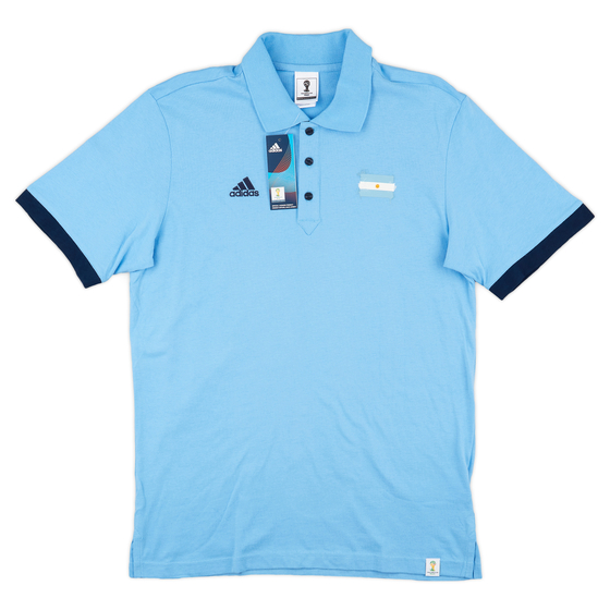 2014 Argentina adidas 'World Cup' Polo Shirt (M)