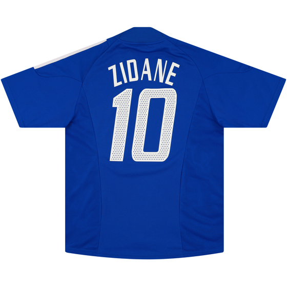 2002-04 France Home Shirt Zidane #10