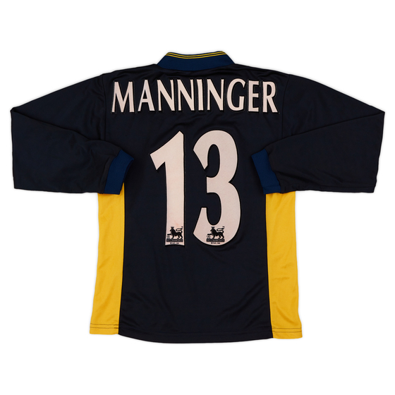 1999-00 Arsenal GK Shirt Manninger #13 - 8/10 - (L.Boys)