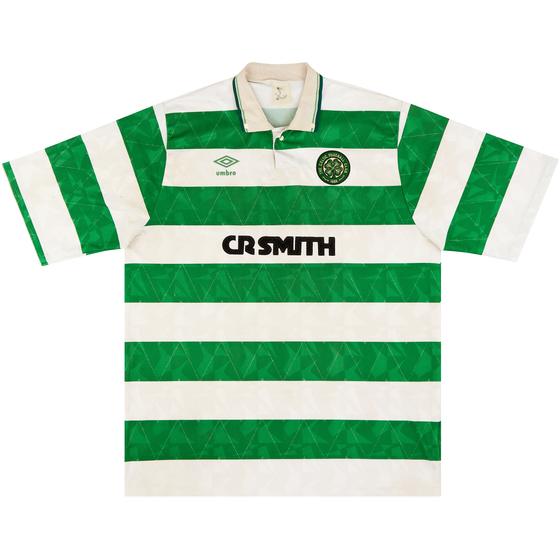 1989-91 Celtic Home Shirt - 5/10 - (XL)
