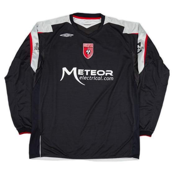 2006 Derry City Away L/S Shirt - 8/10 - (XL)