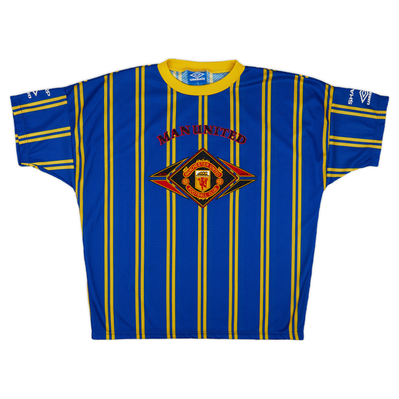 1994-96 Manchester United Umbro Leisure Shirt - 9/10 - (XL)