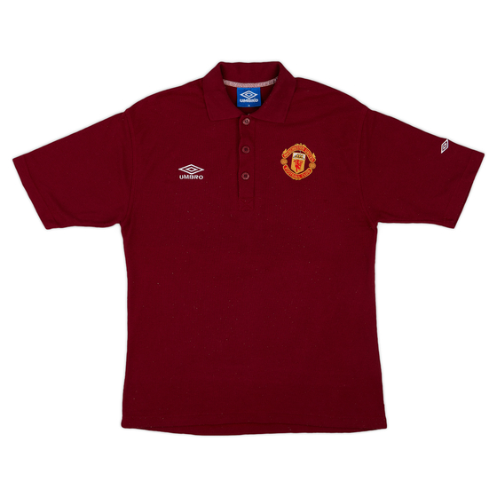1998-99 Manchester United Umbro Polo Shirt - 5/10 - (XL)