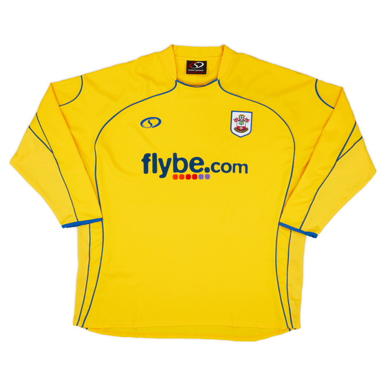 2007-08 Southampton Away L/S Shirt - 8/10 - (XXL)