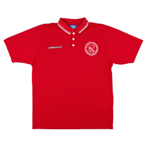 1998-99 Ajax Umbro Polo Shirt - 9/10 - (L)