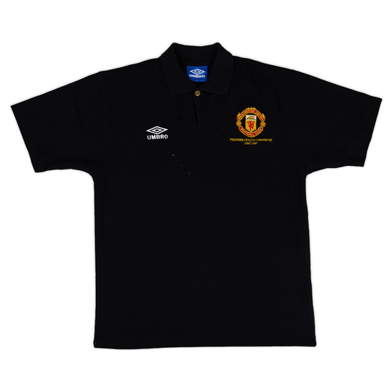 1997-98 Manchester United Umbro Polo Shirt - 6/10 - (L)