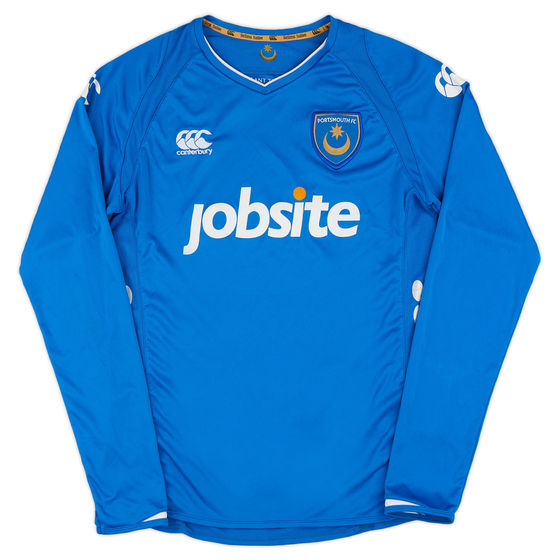 2009-10 Portsmouth Home L/S Shirt - 7/10 - (S)