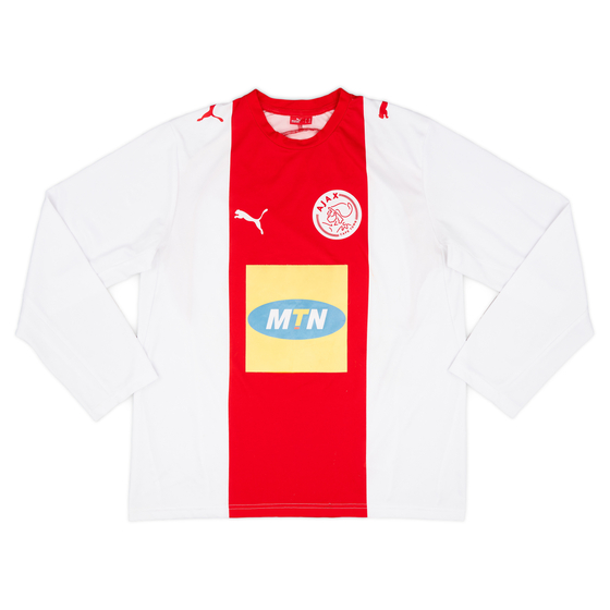 2008-09 Ajax Cape Town Home L/S Shirt - 8/10 - (XL)