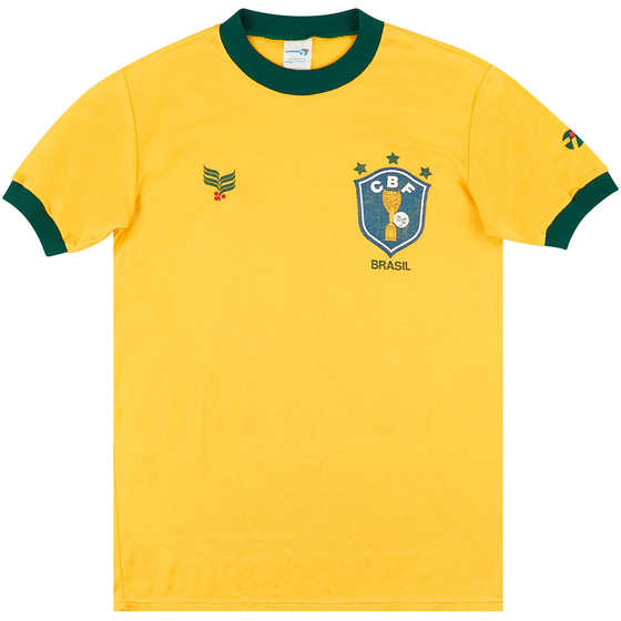 1982-85 Brazil Home Shirt - 9/10 - (S)