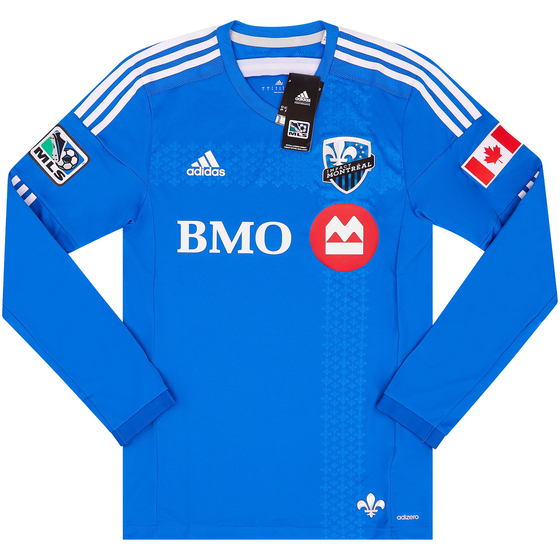 2013-14 Montreal Impact adizero Player Issue Home L/S Shirt S