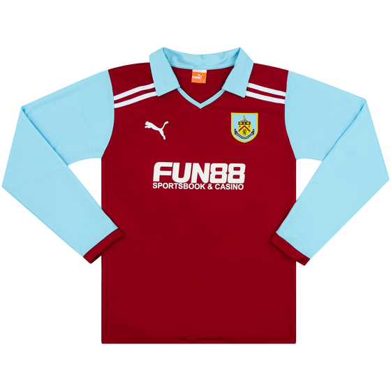 2011-12 Burnley Home L/S Shirt - 6/10 - (M)