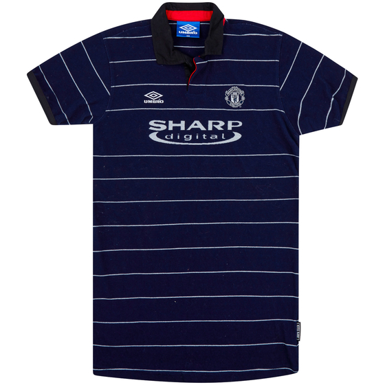 1999-00 Manchester United Away Dress Shirt - 8/10 - Women's (XS)