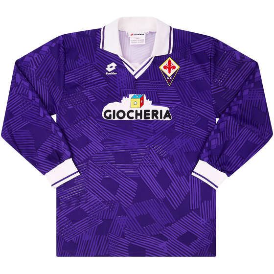 1991-92 Fiorentina Home L/S Shirt #16 *New w/Defects* L