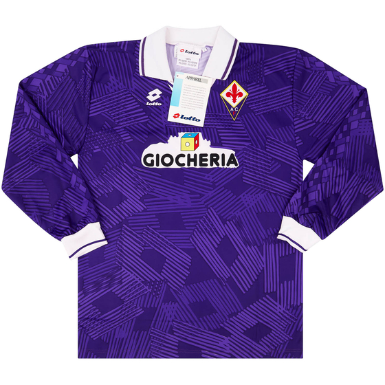 1991-92 Fiorentina Home L/S Shirt #2 L