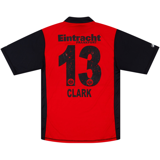 2009-10 Eintracht Frankfurt Signed Home Shirt Clark #13 - 5/10 - (S)