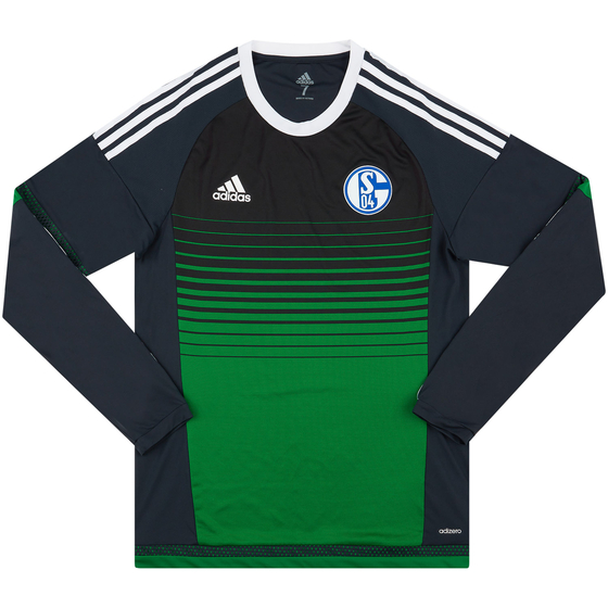 2015-17 Schalke Player Issue Third L/S Shirt - 9/10 - (M/L)
