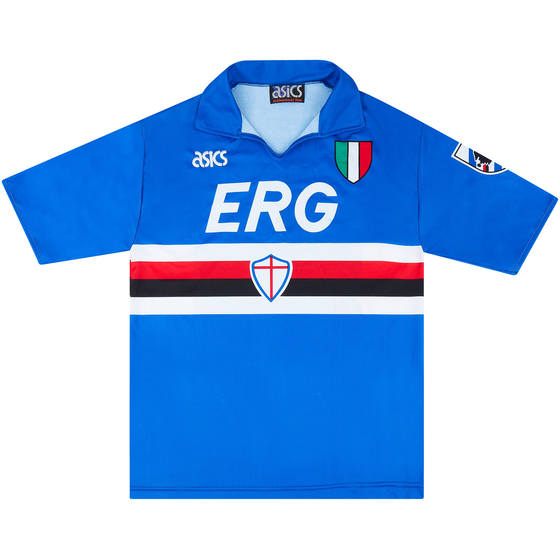 1991-92 Sampdoria Home Shirt - 8/10 - (S)