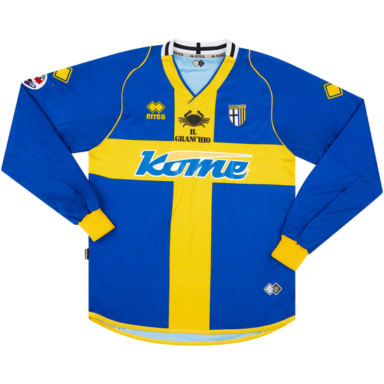 2007-08 Parma Match Issue Away Shirt Gasbarroni #18