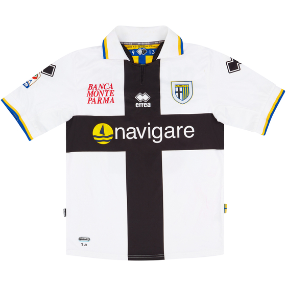 2010-11 Parma Match Issue Home Shirt Dellafiore #51