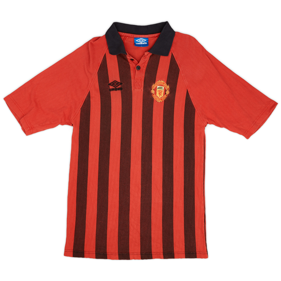 1994-96 Manchester United Umbro Cotton Polo - 6/10 - (L)