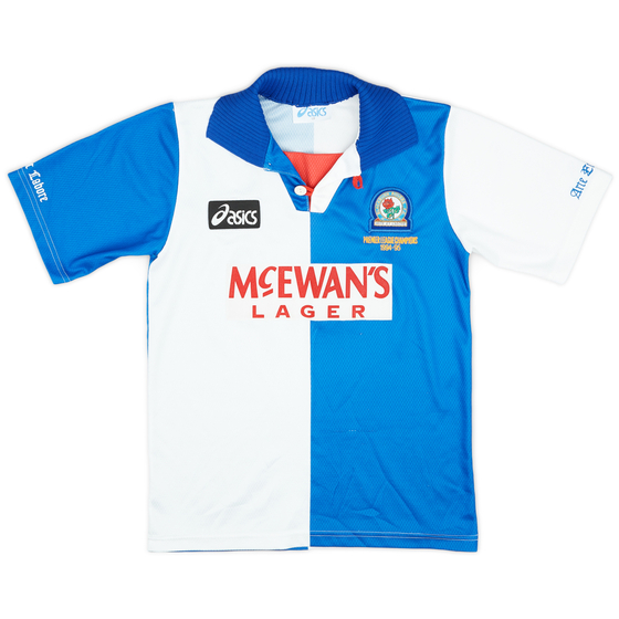 1994-95 Blackburn Home Shirt - 8/10 - (L.Boys)