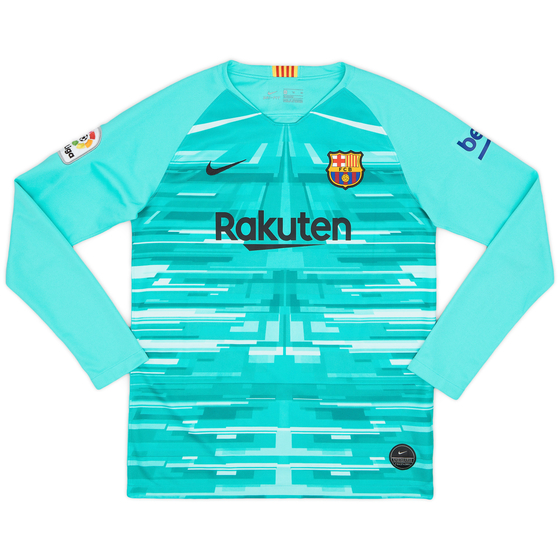 2019-20 Barcelona GK Third CL Shirt - 9/10 - (XL. Boys)