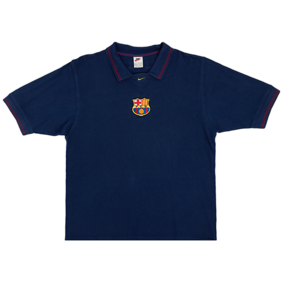 1999-00 Barcelona Nike Polo Shirt - 9/10 - (L)