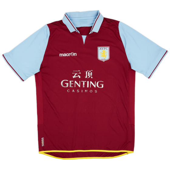 2012-13 Aston Villa Home Shirt - 4/10 - (XL)