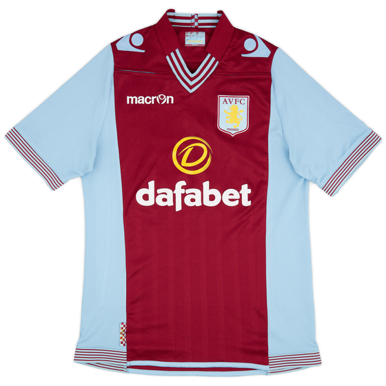 2013-14 Aston Villa Home Shirt - 7/10 - (S)