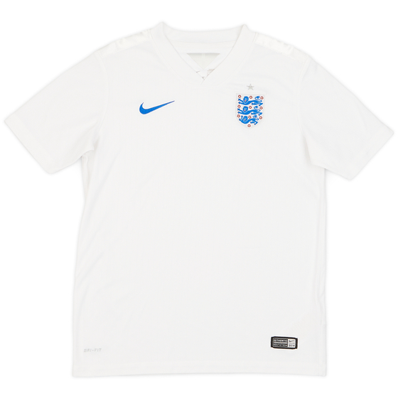 2014-15 England Home Shirt - 7/10 - (L.Boys)