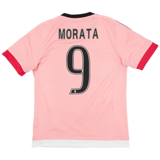 2015-16 Juventus Away Shirt Morata #9 - 7/10 - (M)