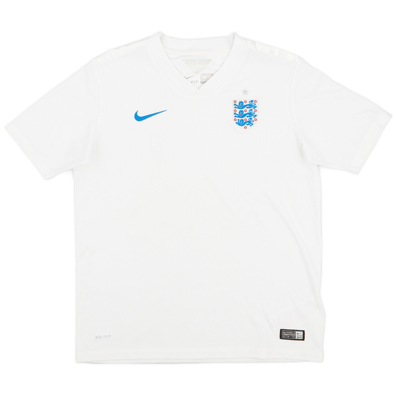 2014-15 England Home Shirt - 5/10 - (XL.Boys)