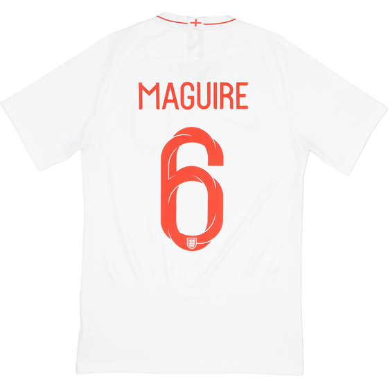 2018-19 England Home Shirt Maguire #6 - 6/10 - (S)