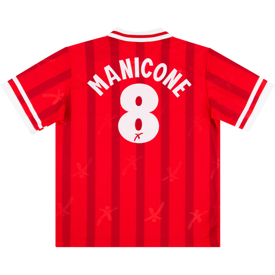 1996-97 Perugia Player Issue Home Shirt Manicone #8 - 9/10 - (XL)