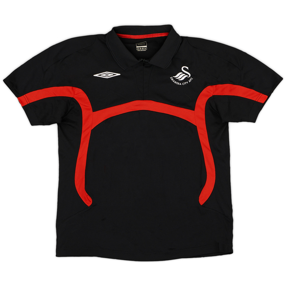 2008-09 Swansea Umbro 1/4 Zip Training Shirt - 9/10 - (M)