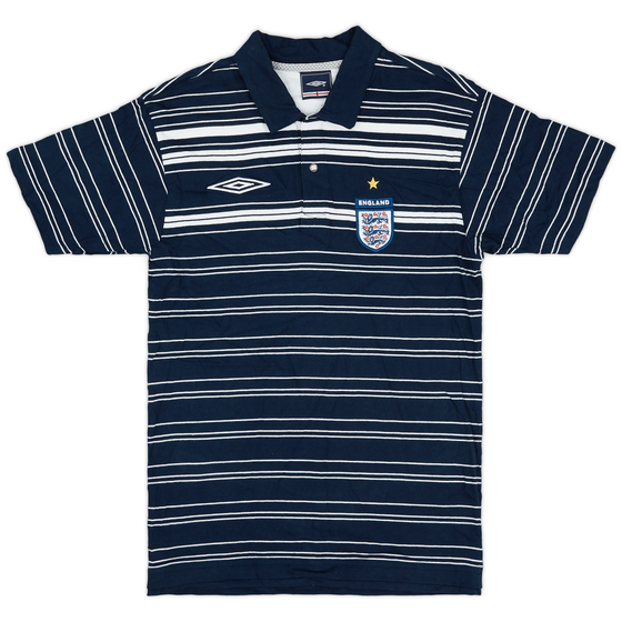 2004-06 England Umbro Cotton Polo Shirt - 9/10 - (S)