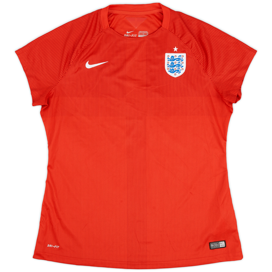 2014-15 England Away Shirt - 8/10 - (Women's XL)
