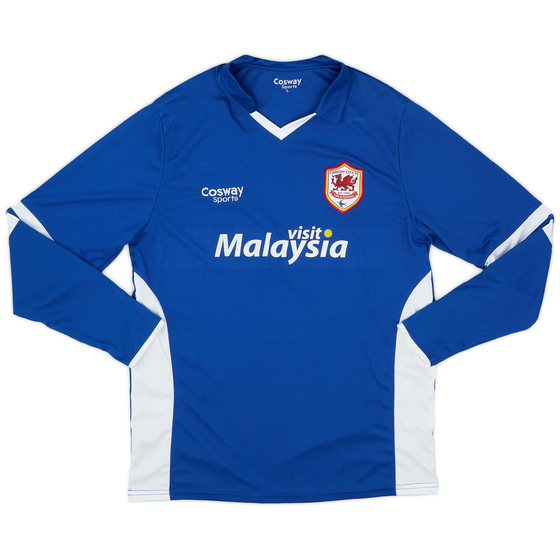 2014-15 Cardiff Away L/S Shirt - 9/10 - (L)