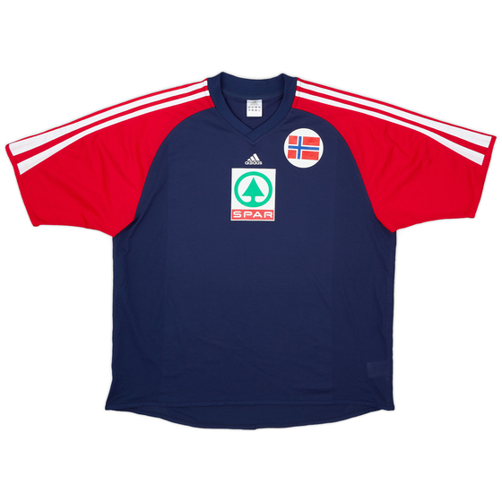 2003-04 Norway Player Issue adidas Training Shirt - 9/10 - (L/XL)