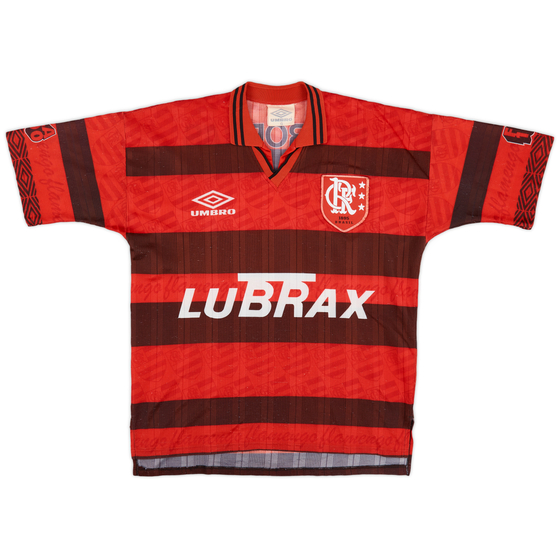 1995-96 Flamengo Centenary Home Shirt #10 - 6/10 - (L)