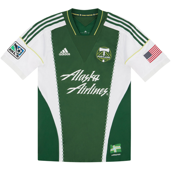 2013-14 Portland Timbers Match Issue Home Shirt W.Johnson #4