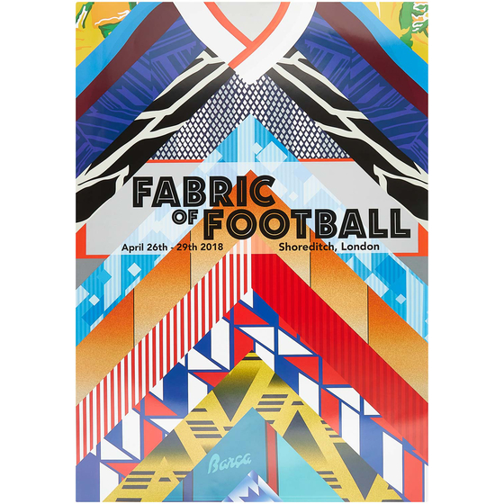 Fabric of Football London Tour Poster (A1)