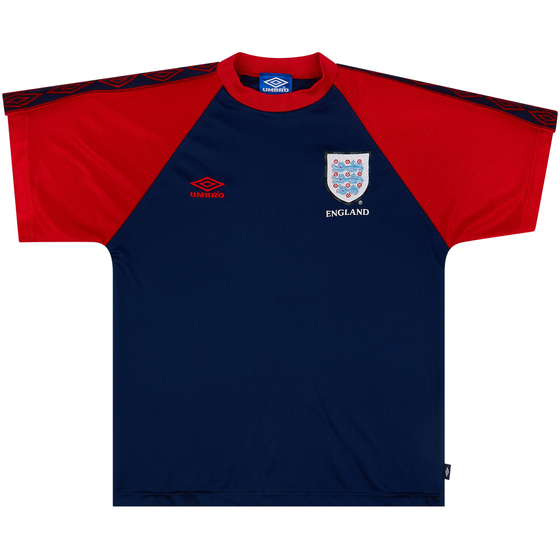 1998 England Umbro Training Shirt - 8/10 - (S)