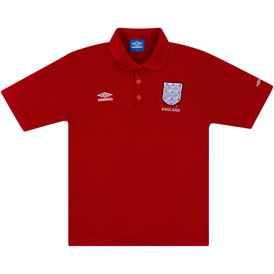 1998 England Umbro Polo Shirt - 8/10 - (XL)