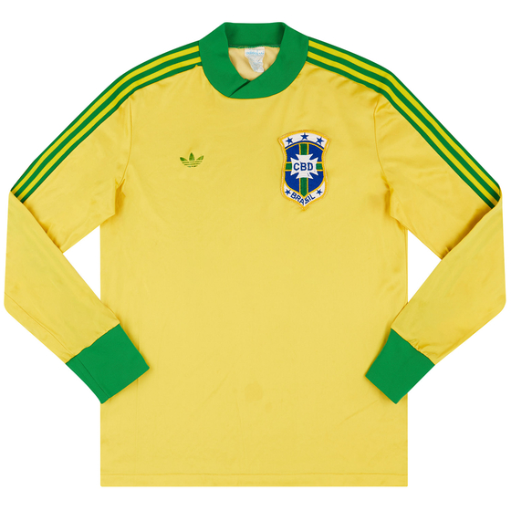 1978-80 Brazil Home L/S Shirt - 8/10 - (S)