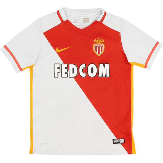 2015-16 Monaco Home Shirt - 6/10 - (M.Boys)
