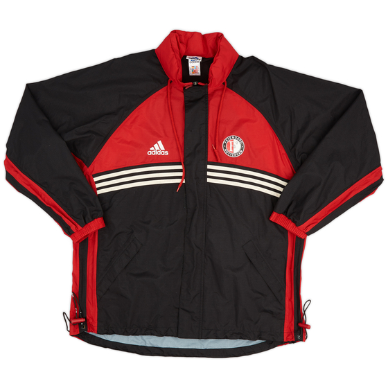 1998-99 Feyenoord adidas Hooded Rain Jacket - 8/10 - (L/XL)